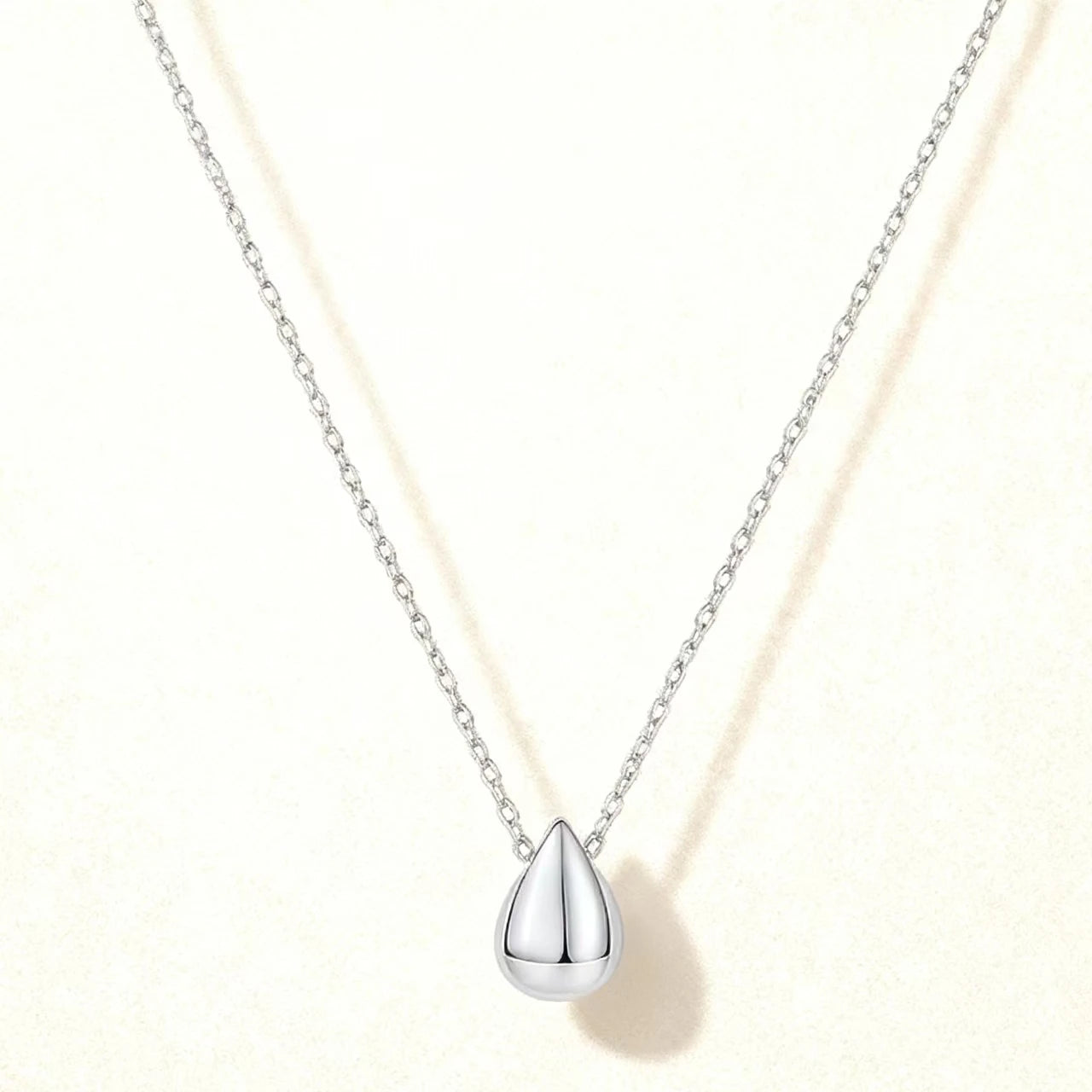 Elegant Water Drop Stainless Steel Necklace
