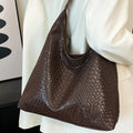 Embossed Pu Leather Big Capacity Women Tote Handbags with Hasps