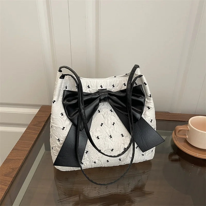 Korean-style Commuting Chic Medium Large-capacity Butterfly Bow Tie