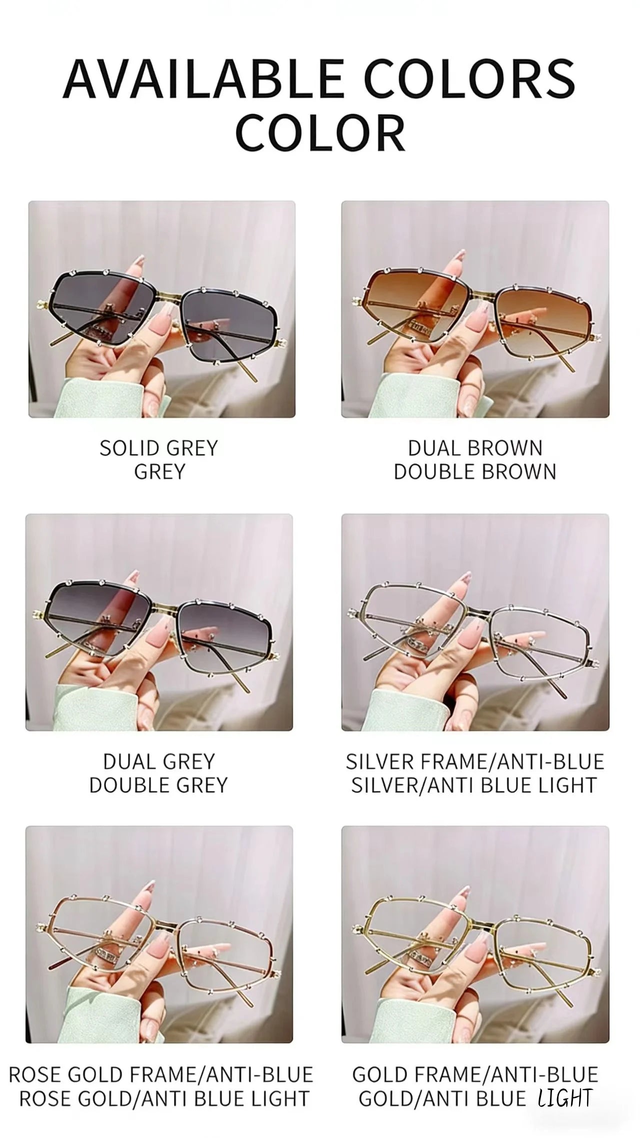 Y2K Gold UV400 Sunglasses: Diamond-Encrusted Fashion