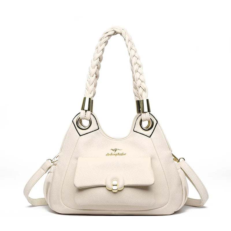 Luxury PU Women's Handbag Large Capacity Shoulder Women's Handbag
