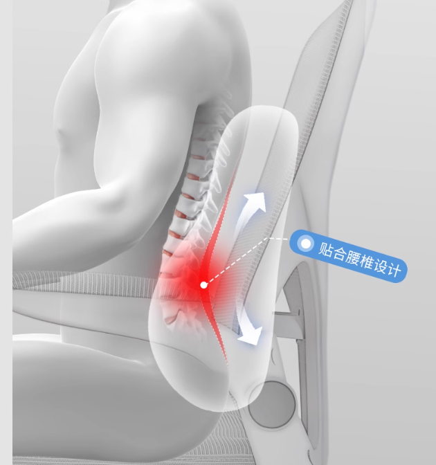 Ergonomic Office Chair Cushion – Memory Foam Lumbar & Neck Support with Massage Feature
