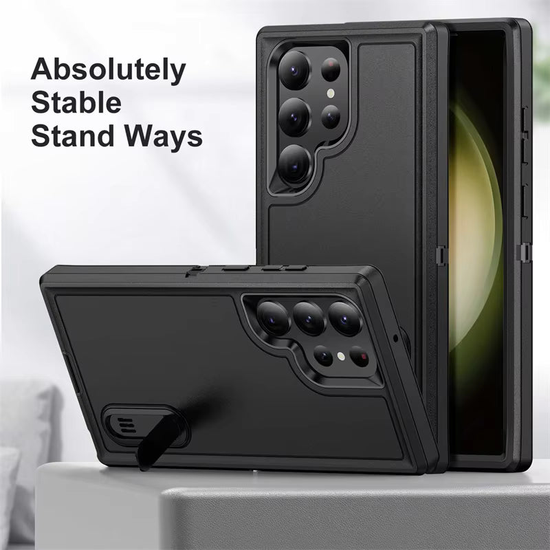 Rugged Kickstand Case for Samsung Galaxy A and S Series 5G/4G Models