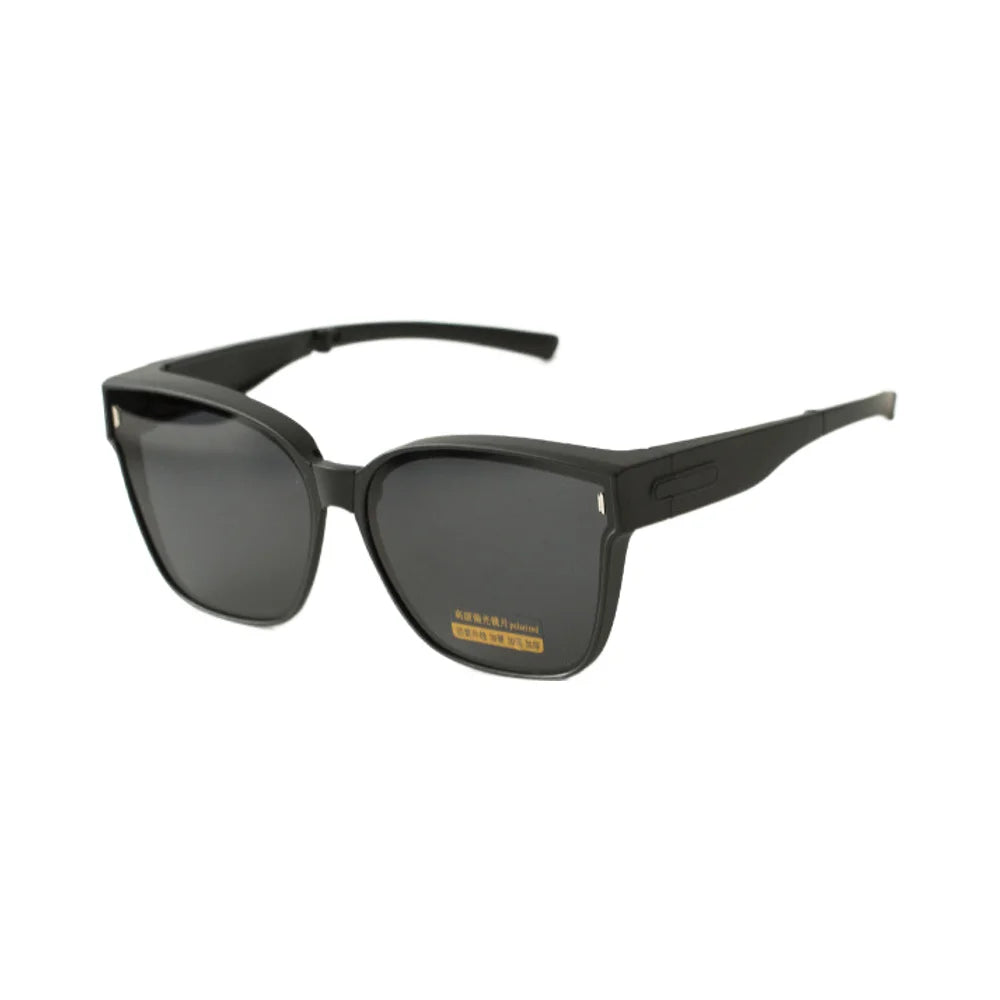 Trendy Foldable Women's Round Sunglasses