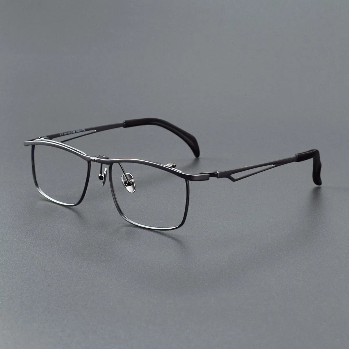 180° Flip-Up Titanium Eyeglass Frame for Reading