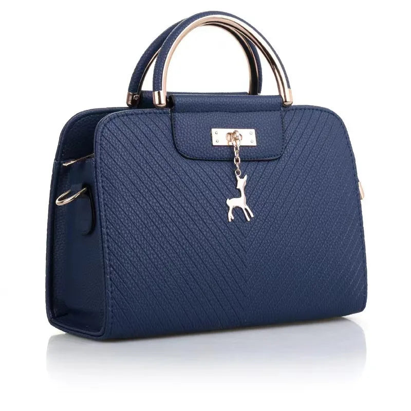 Women's Pure Color PU Small Square Crossbody Bag Luxury Snake Pattern