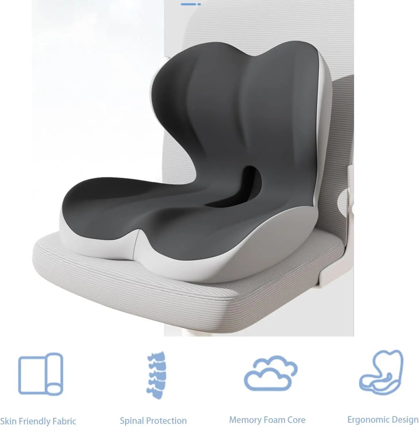 High Quality Office Chair Car Drivers Backrest Waist Memory Foam