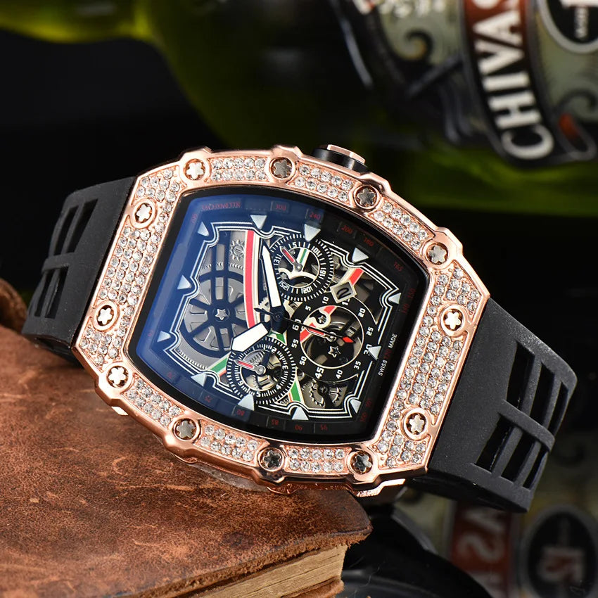 Luxury Diamond Quartz Watch