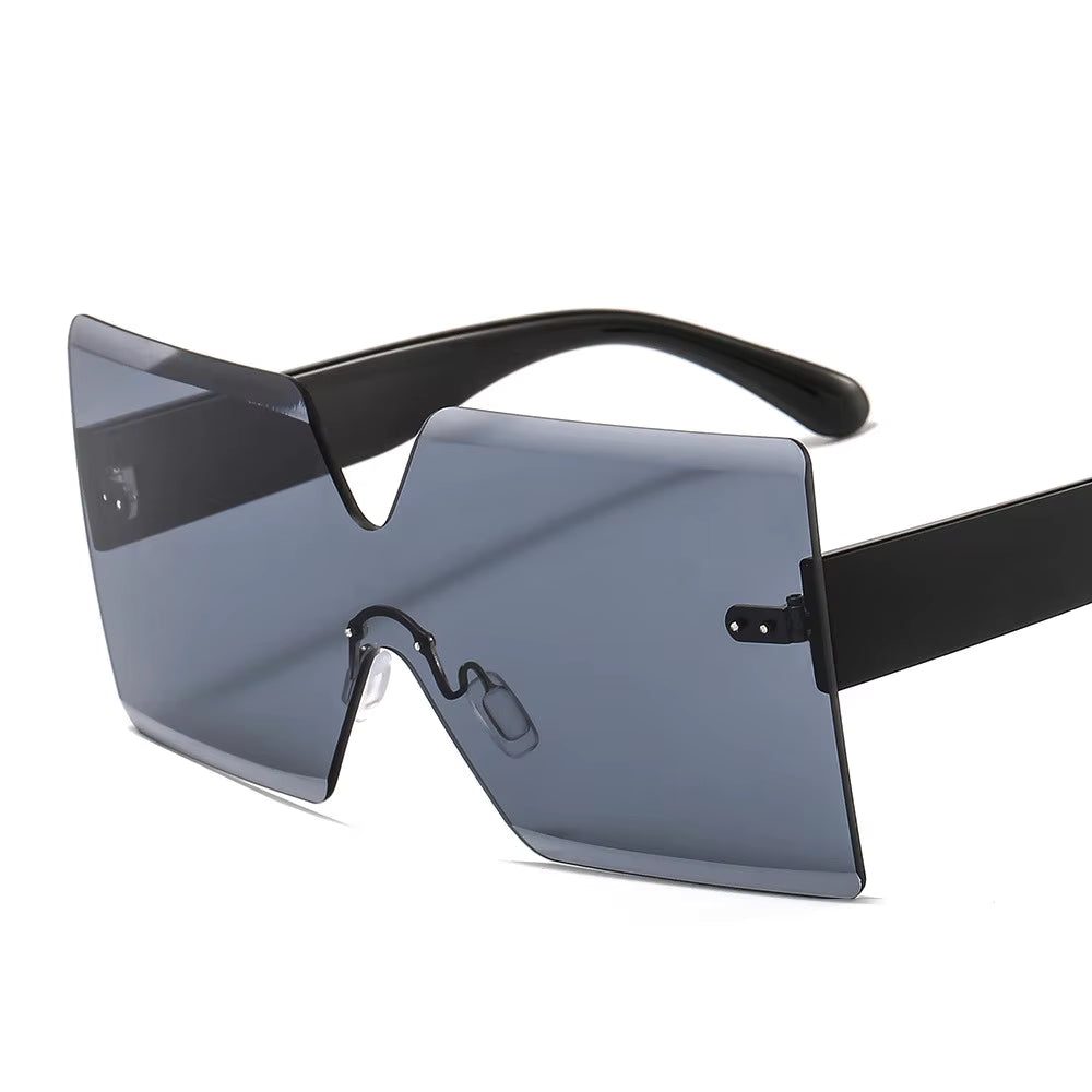Newest Fashion Ladies One Piece Lens Square Sunglasses