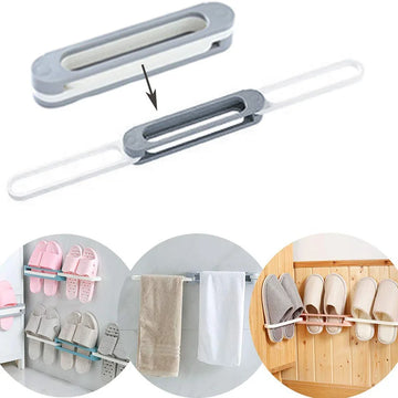 3-in-1 Folding Wall-Mounted Shoe Rack