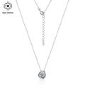 Gold Plated Moissanite Pendant Necklace