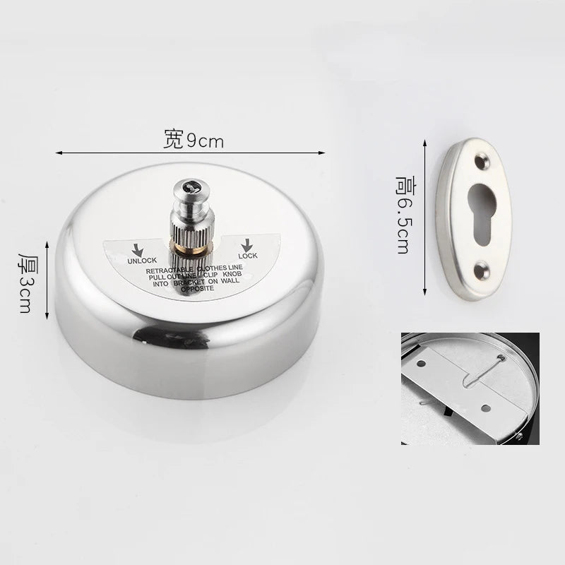 DS4576 Retractable Stainless Steel Clothesline