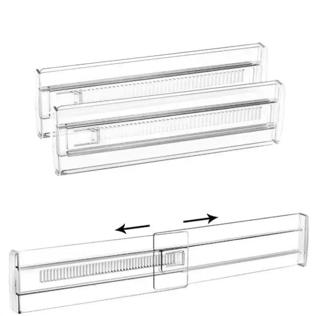 Expandable Transparent Kitchen Drawer Organizers