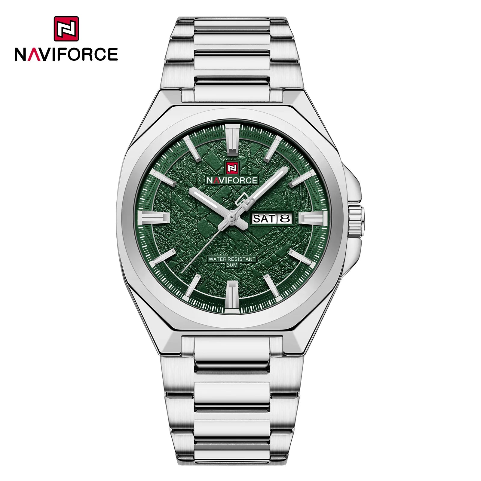Naviforce Men's Luxury Quartz Watch with Calendar