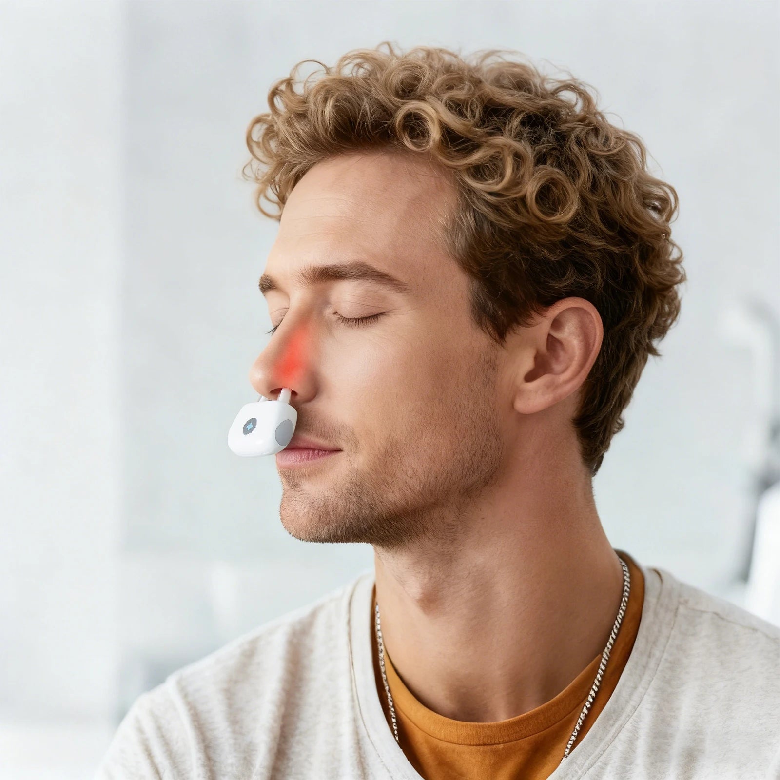650nm Red Light Therapy Device for Sinusitis Relief | Nasal Allergy