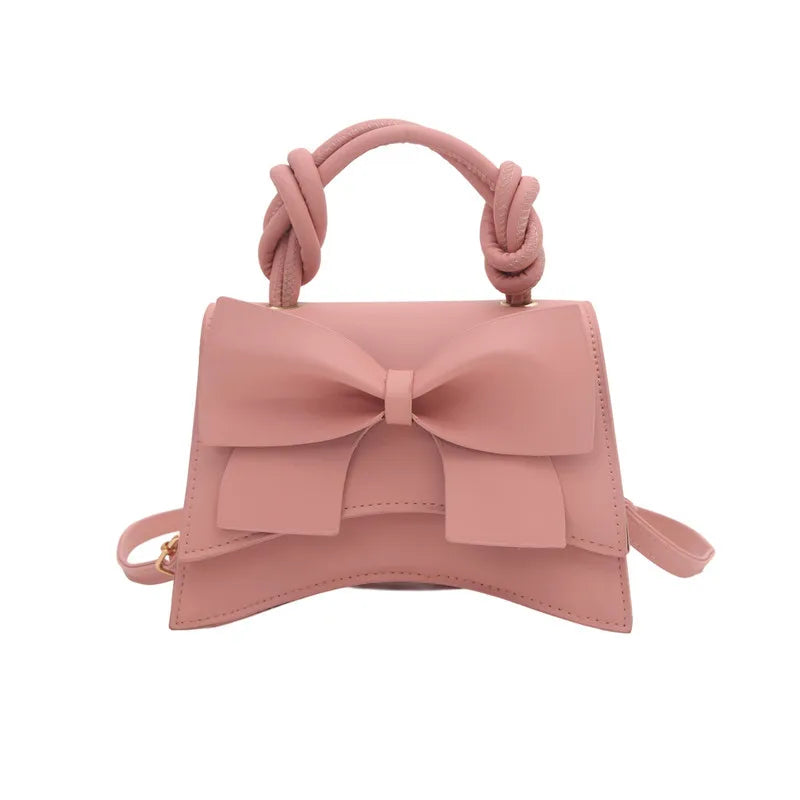 Autumn New Simple Solid Color Portable Shoulder Small Square Bag