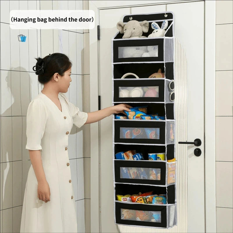 Spacious Baby Closet Organizer with Mesh Pockets