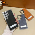 Premium Leather Stand Case for Samsung