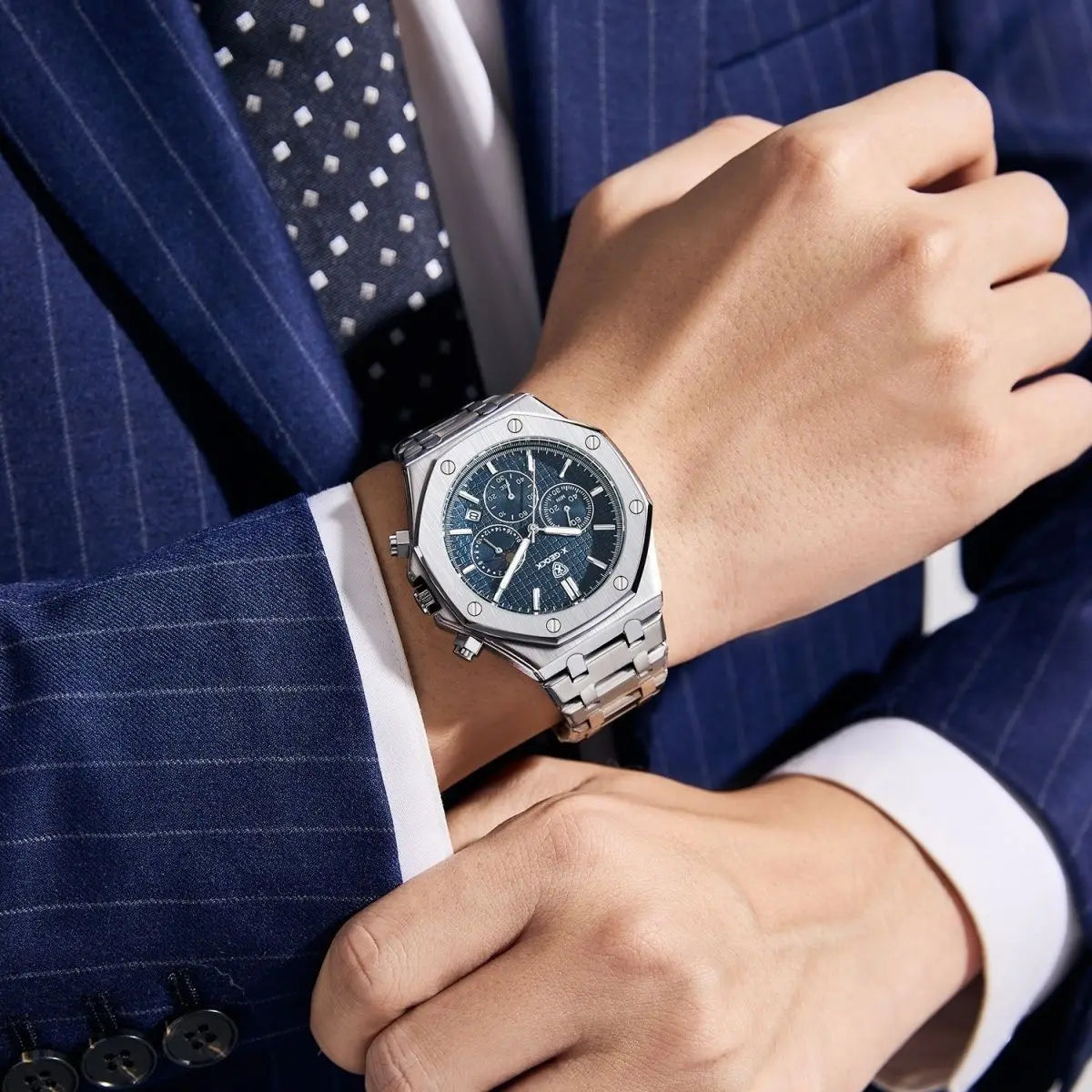Luxury Moon Phase Mechanical Men's Watch
