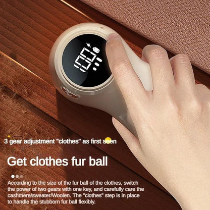 Electric Fabric Shaver Rechargeable Lint Remover Fuzz Cleaner for Clothes and Furniture