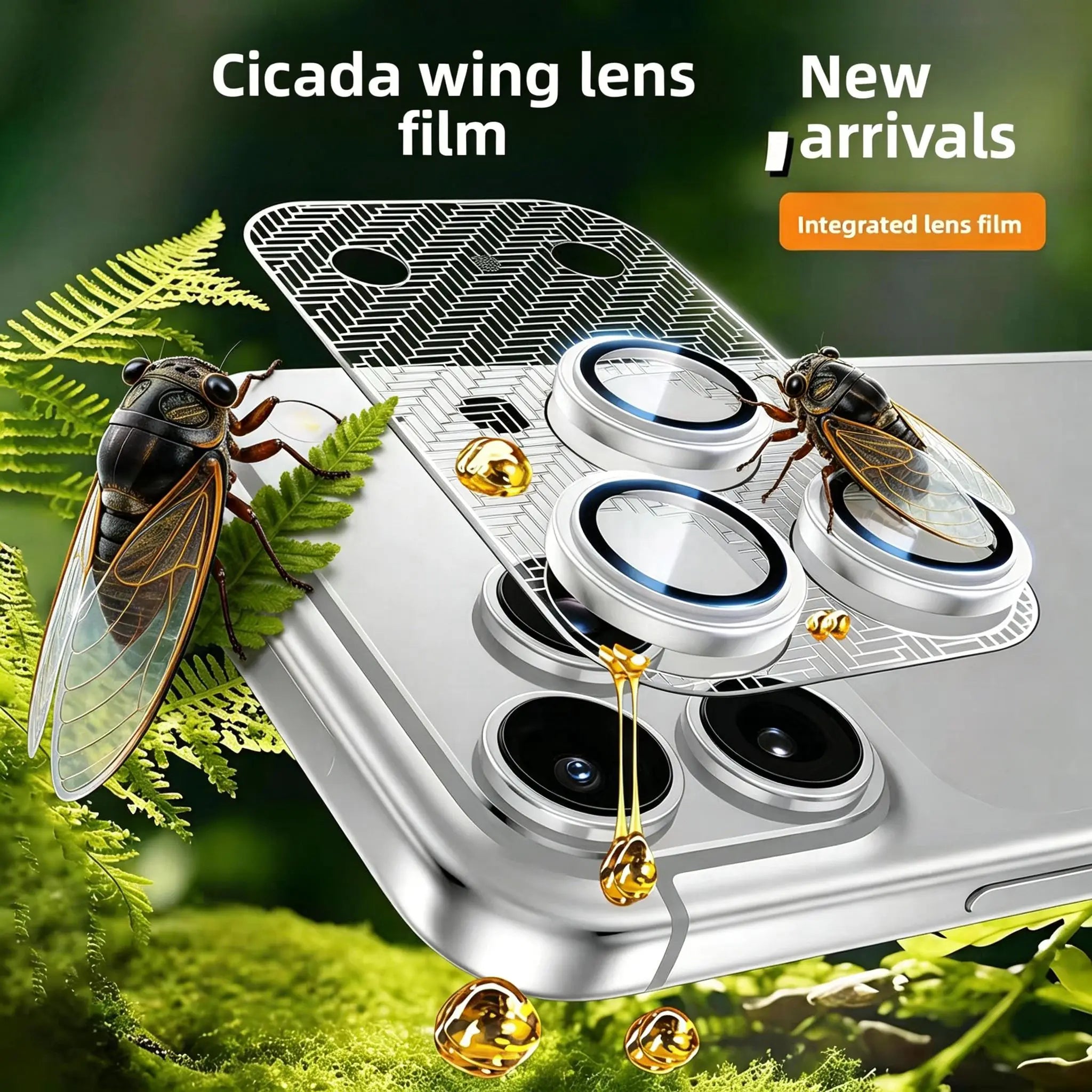 Cicada Wing Lens Protective Film for iPhone 17 Pro Max Pro All-in-One