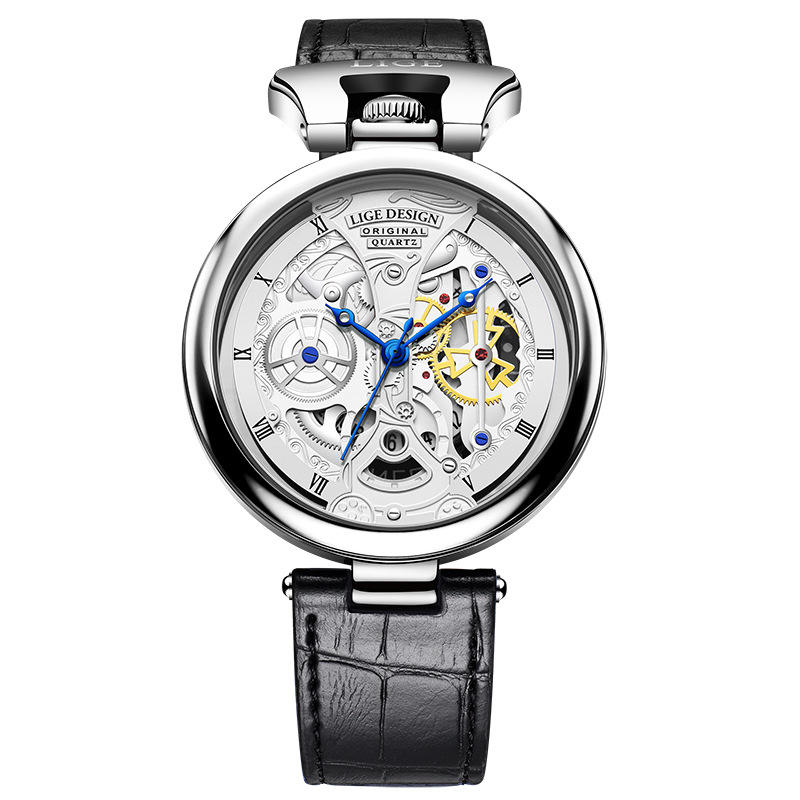 Luxury Waterproof Tourbillon Skeleton Watch