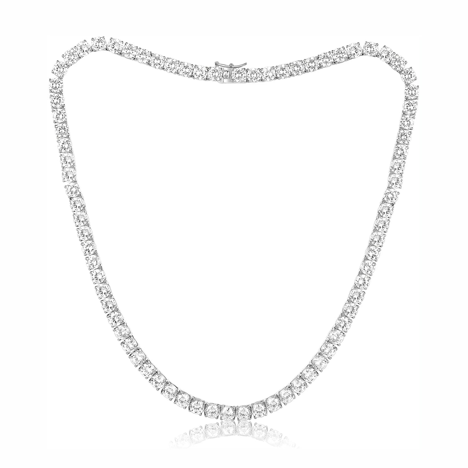 Tennis Link Cubic Zirconia Necklace Set