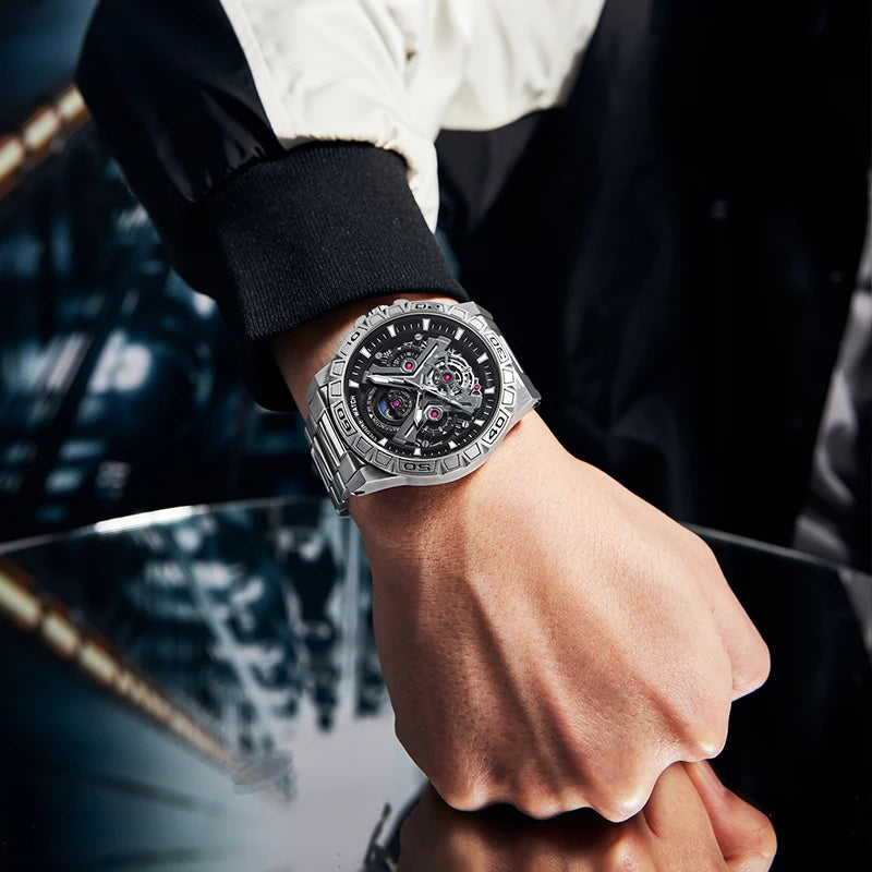 LILUOKE Luxury Top Brand Men Watches