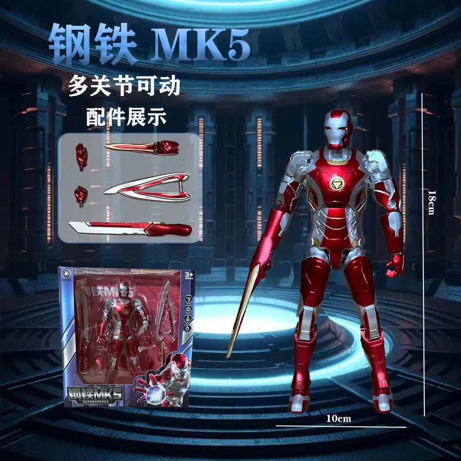 Iron Man Articulated PVC Model for Office & Gifts