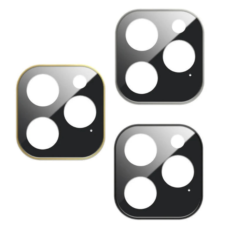 2in1 Metal + Glass iPhone Camera Lens Protector