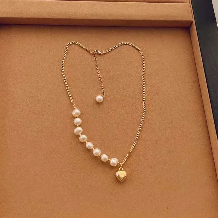 Luxury Baroque Pearl Necklace - 7-8MM Pearls