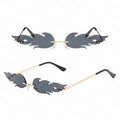Fire Sunglasses Funny Party Glasses