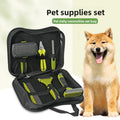 6-Piece Pet Grooming Kit with Self-Cleaning Brushes