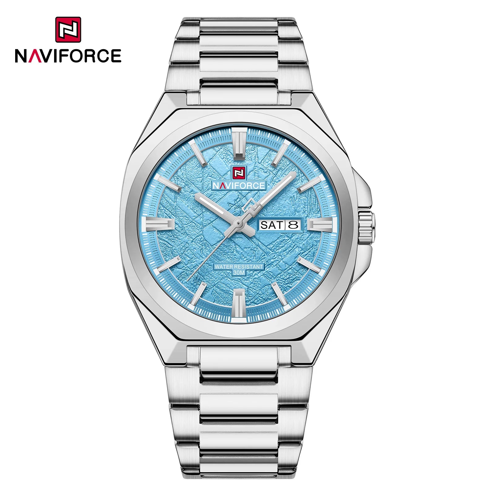 Naviforce Men's Luxury Quartz Watch with Calendar