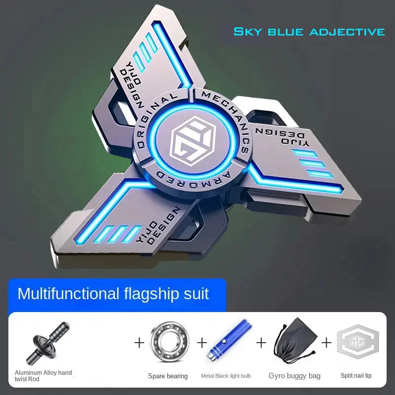 Premium Metal Fidget Spinner Lighter for Stress Relief