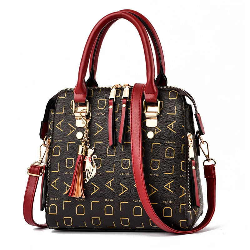 Latest Design Fancy Purses and Handbags for Women Top Handle Satchel