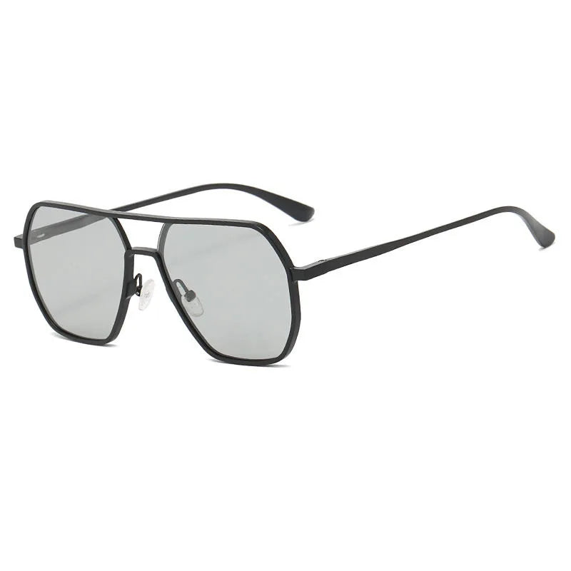 Luxury Metal Photochromic Glasses Men Women Polarized Night and Day