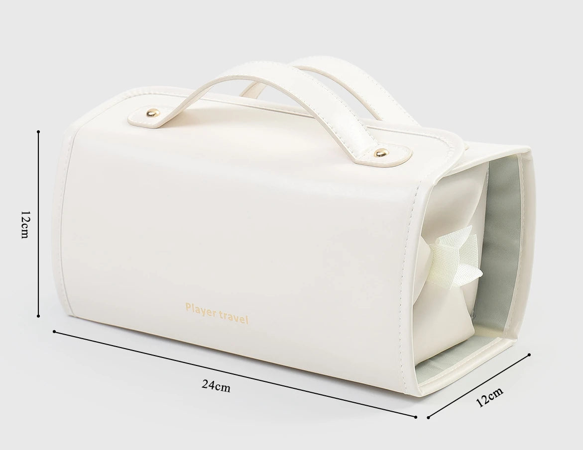 High Quality Custom Detachable Vegan Leather Makeup Organizer
