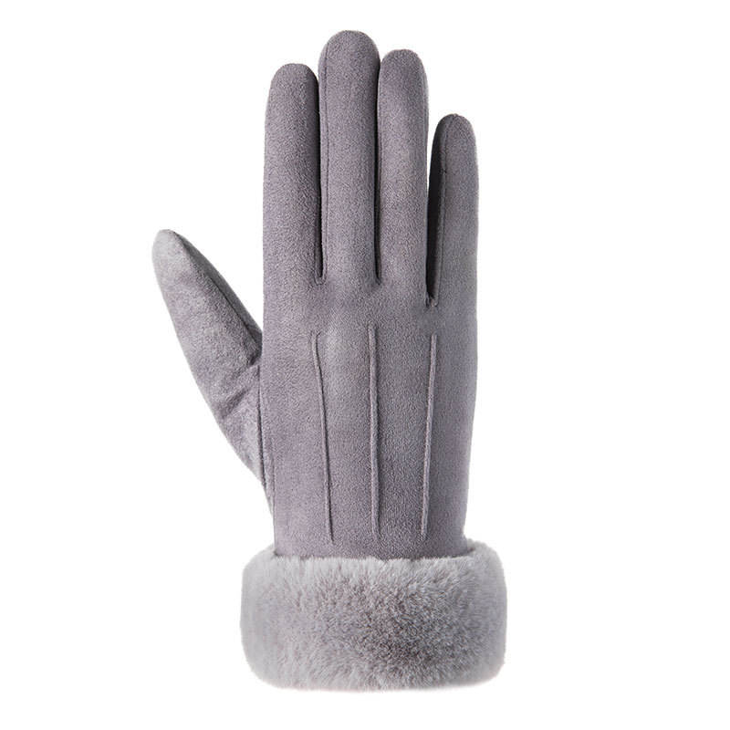 Double Thick Plush Winter Gloves