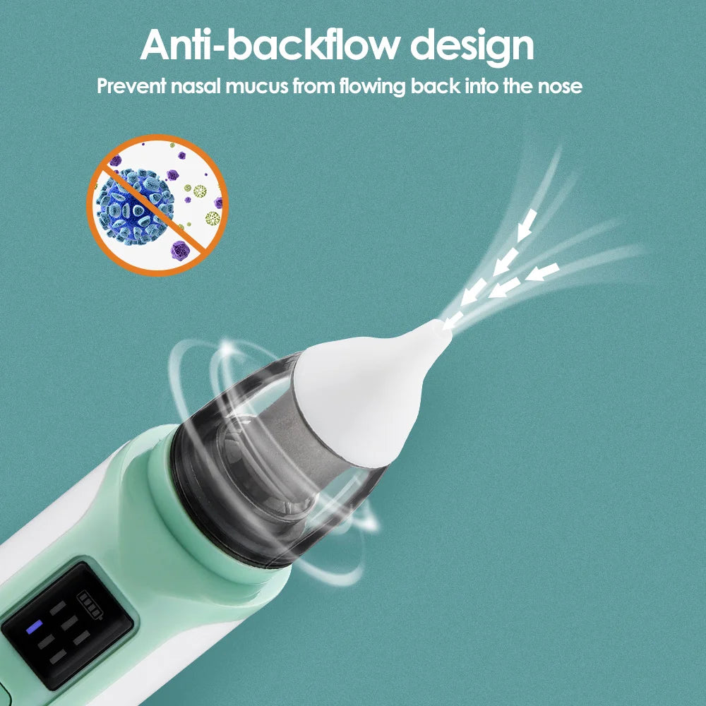 Custom Logo Smart Electric Baby Nose Suction Cleaner Electric Nasal