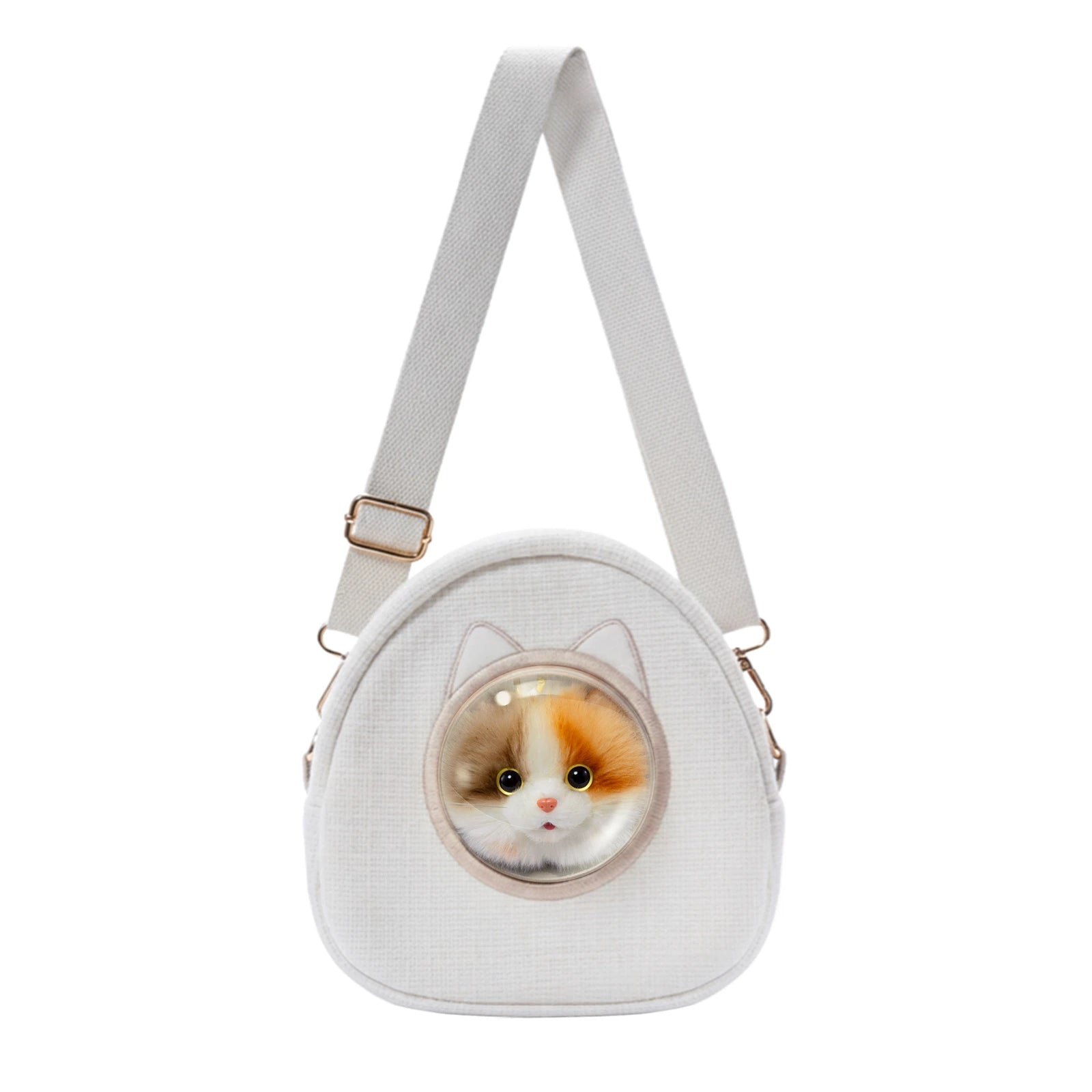 DUPAN 2026 New Cute Cat Head Pendant Backpack Women Large Capacity