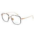 Titanium Gold Rectangular Blue Light Glasses for Reading