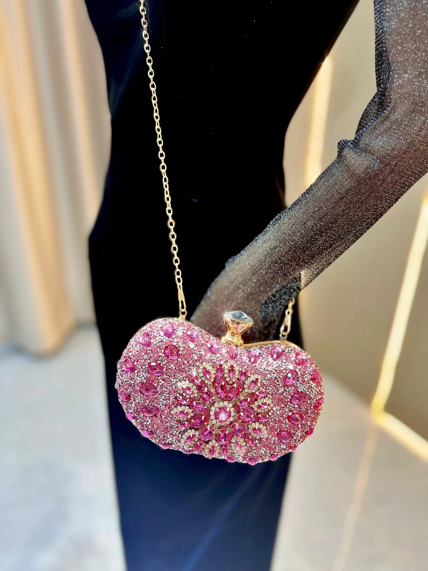 Crystal Rhinestone Designer Handbag