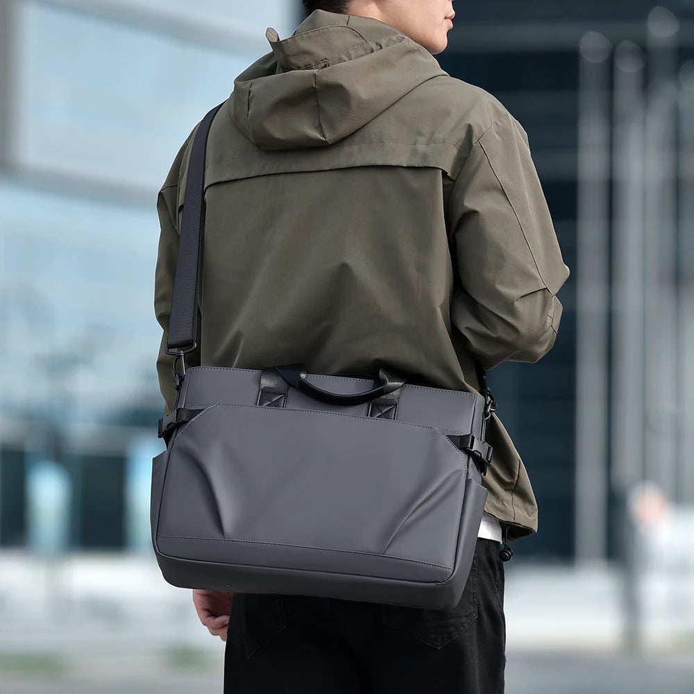 Men's Large Capacity Crossbody Bag Adjustable Strap