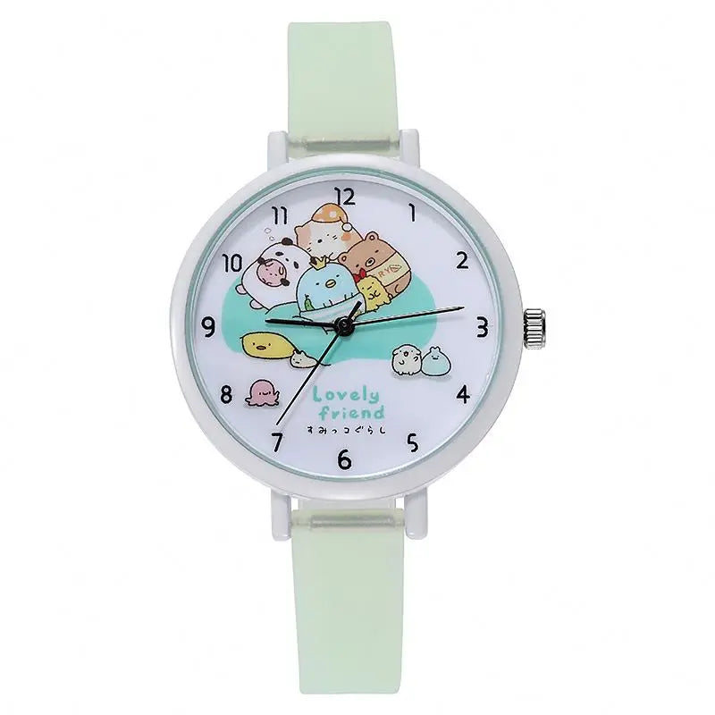 Glow-in-the-Dark Cartoon Kids Quartz Watch