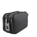Men's Vintage Leather Business Clutch Bag with Zipper