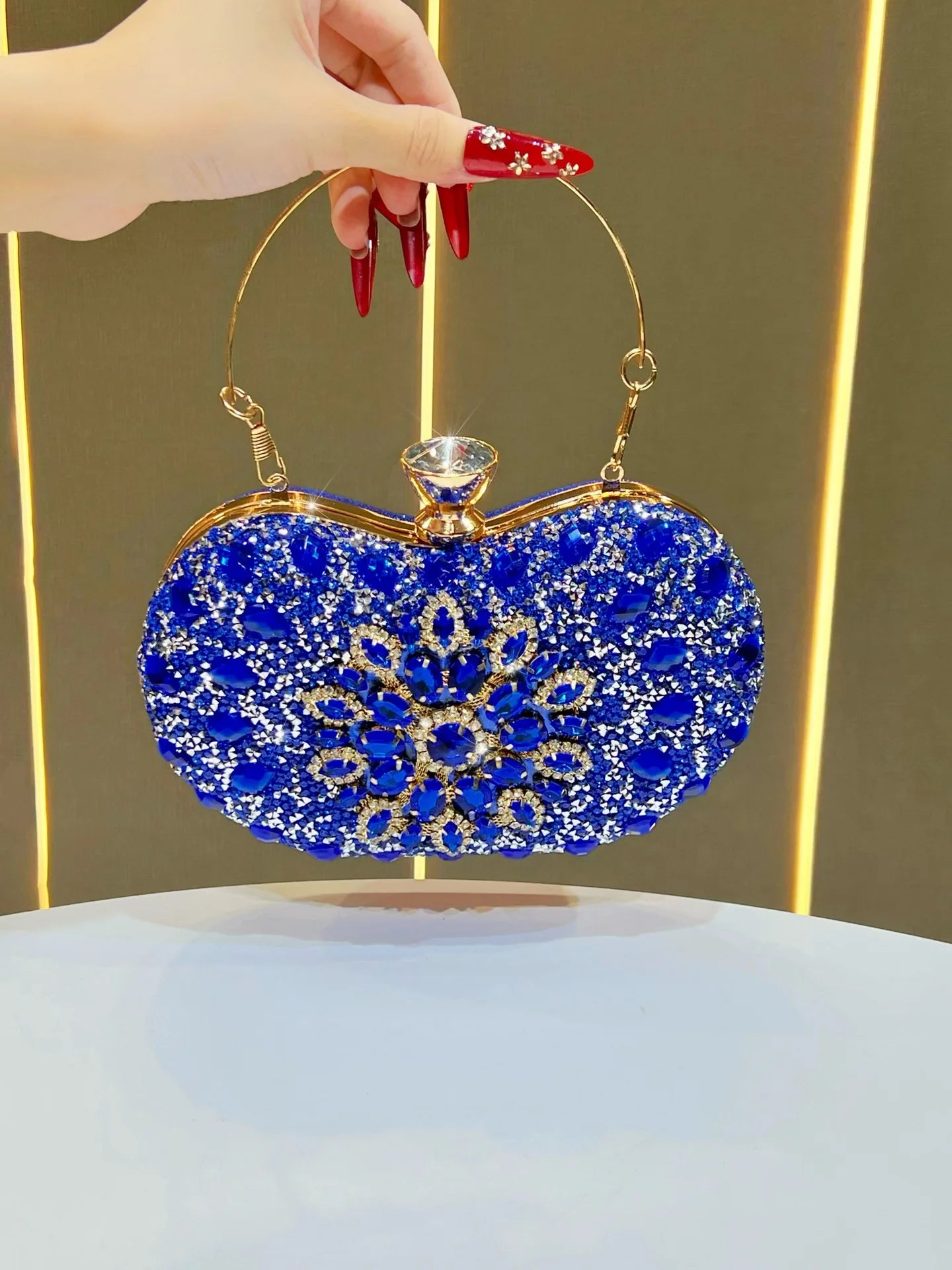 Crystal Rhinestone Designer Handbag