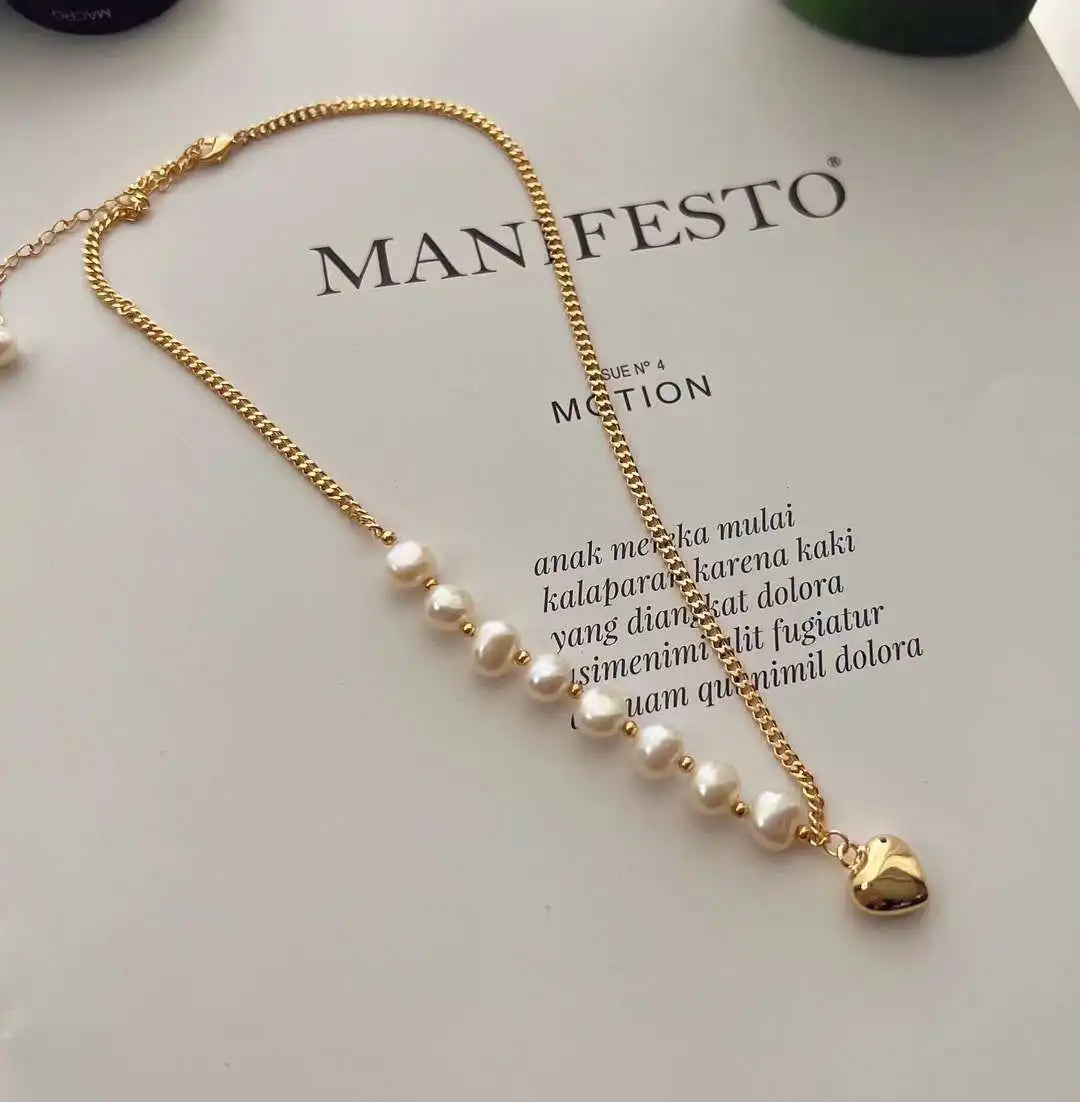 Luxury Baroque Pearl Necklace - 7-8MM Pearls