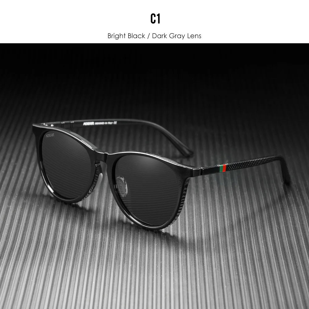 KDEAM Polarized Round Sunglasses UV400 for Men & Women