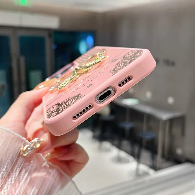 Luxury Diamond Butterfly iphone Case